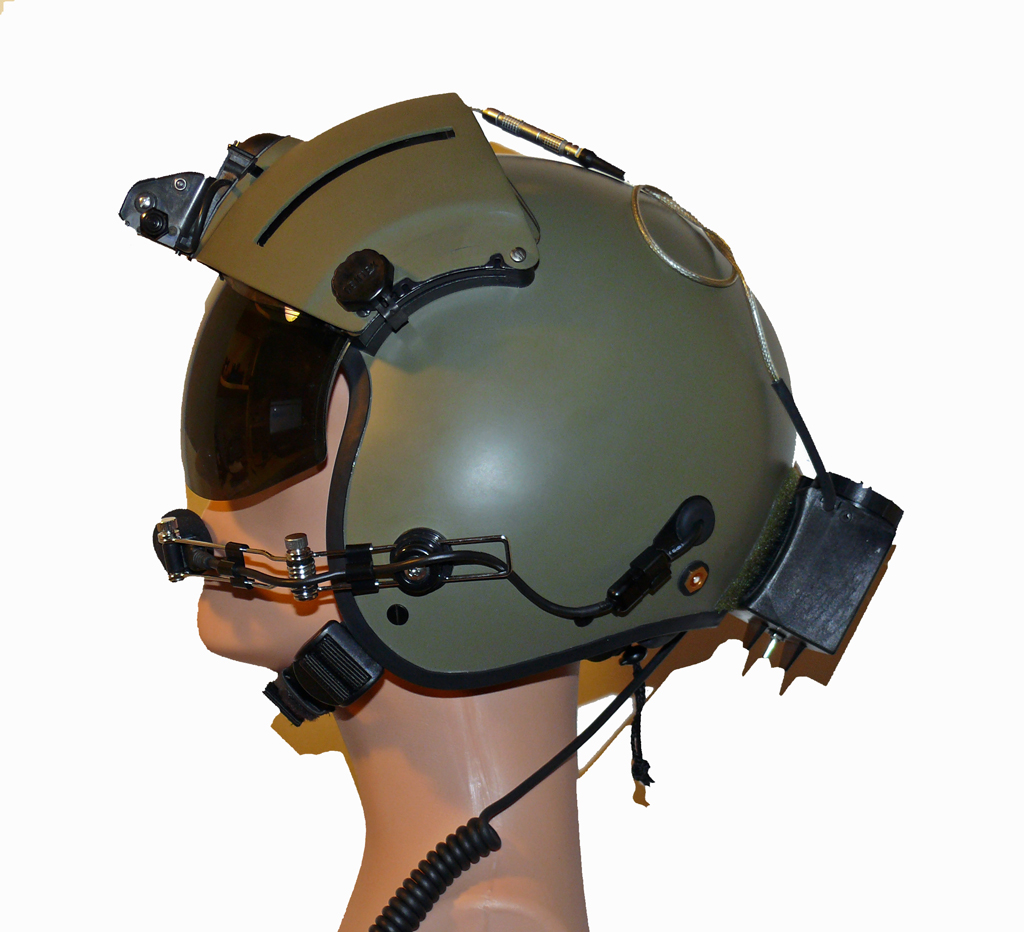 Pilotní helma FH-10M NVG Dual Visor - NATO