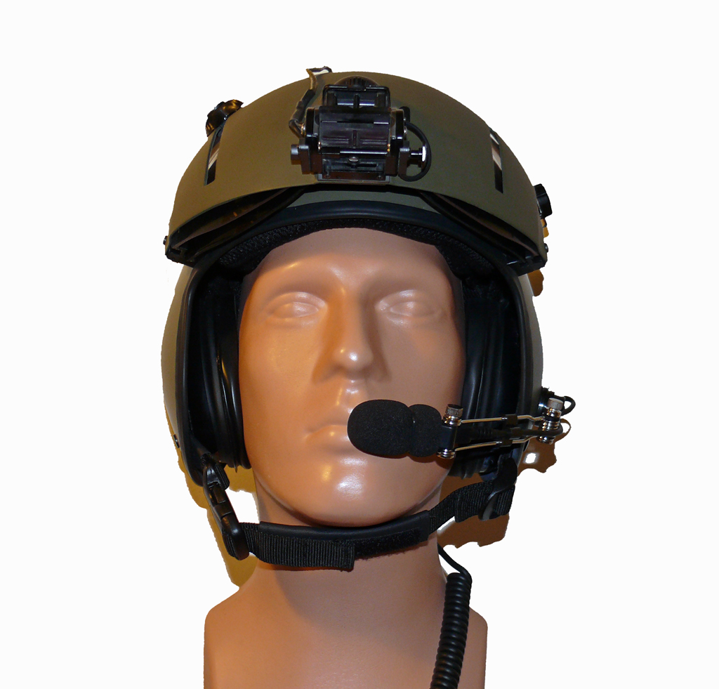 Pilotní helma FH-10M NVG Dual Visor - NATO
