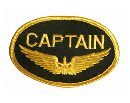 Nášivka CAPTAIN zlatá