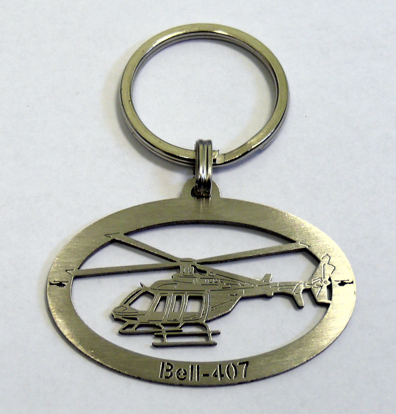 Klíčenka Bell-407 kovová