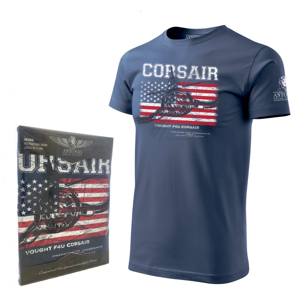 Tričko se stíhacím letounem Vought F4U CORSAIR