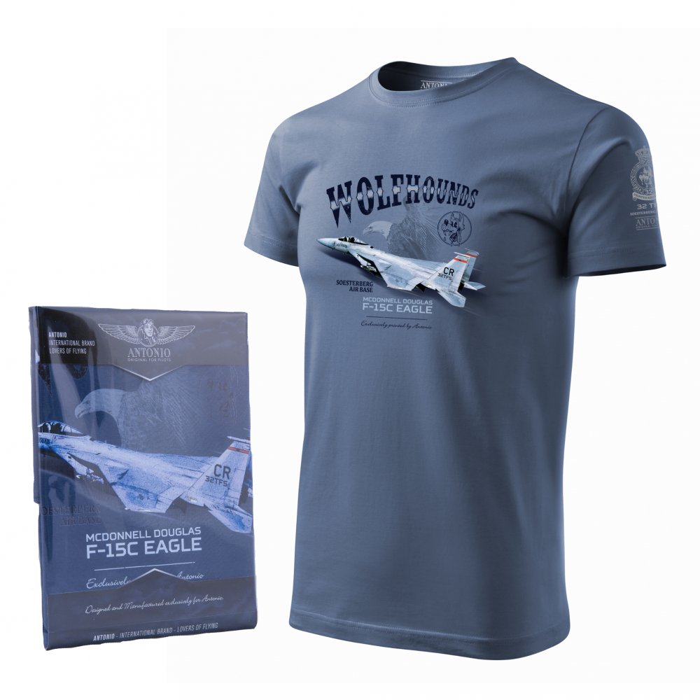 Tričko s armádním letadlem F-15C EAGLE